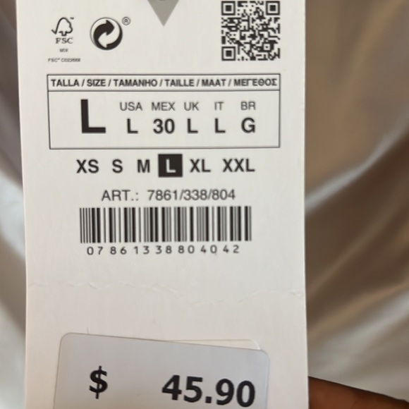 ZARA | Satin Slip Dress| Large - Picture 5 of 5